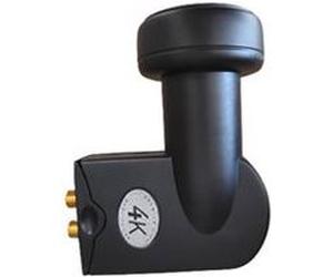 HD404S LNB Quad 0,1dB Gold Edition Compatible FULL HD 4K Astra Noir G