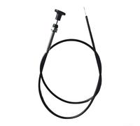 HD4832018 Câble d'étranglement pour équipement électrique extérieur Ligne de commande d'accélérateur en polypropylène haute résistance avec résistance à la rouille pour réparation de moteur Noir (1