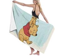 Hdadwy Winnie l'ourson Peint à séchage Rapide Serviettes de Bain à Usage Polyvalent hautement Absorbant Serviettes de Bain Serviettes de Plage Serviettes de Piscine 31 'X 51' pour Femmes Hommes