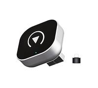 HDAJDWA Adaptateur CarPlay sans Fil pour Alpine iLX-W670 2023, Clé CarPlay 2 en 1, Convertidor USB Plug and Play, Connexion Rapide Bluetooth et WiFi,B Silver