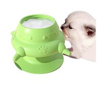 HDAKDDHG Mangeoire pour Chiots,Bol à Lait Bionique en Silicone pour Animaux De Compagnie avec 4 Sucettes Et Ventouse,Biberon Silicone pour Chiots,pour Chatons,Chiots, l'allaitement (Vert)