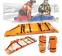 HDaspijh Civière Médicale Multifonctionnelle, Planche Dorsale Pliable Et Portable pour Patients, Sauvetage en Extérieur, Sauvetage Et Lutte Contre Les Incendies, Légère, Capacité De Charge : 120 kg