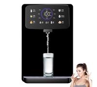 HDaspijh Fontaine à Eau Chaude InstantanéE 2 200 W, Murale, avec SéCurité Enfant, DéBit d'eau Quantitatif, 13 RéGlages De TempéRature, éCran Tactile, pour Bureaux Et Cantines Commerciales.,Black