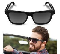 HDaspijh Lunettes Bluetooth intelligentes, Conversation IA, Traduction en Temps réel, Audio Bluetooth, Assistant Vocal de réveil, Lunettes de Traduction IA, pour Voyages, Affaires et études,A
