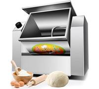 HDaspijh Machine à Pétrir électrique,Pétrin Professionnel 1100w/1500w en Acier Inoxydable avec Minuterie,Capacité De Pétrissage 30/50/75/100 Kg/H,Idéal pour La Fabrication De Pâtes Et De Pizzas 5kg