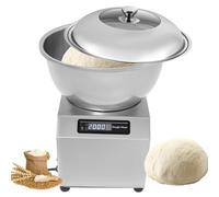 HDaspijh Pétrin à Spirale Commerciale 5 Kg/8 Kg, 2200 W, Double Rotation, Minuterie 30 Minutes, Robuste, Idéal pour La Boulangerie, La Restauration, La Pizza Et La Préparation De Pâte à Pain 8kg