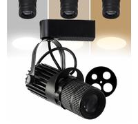 HDaspijh Projecteur LED Pinspot, projecteur LED 10 W/15 W/20 W, éclairage de scène à LED, projecteur Zoom, pour théâtre, scène, karaoké, Bar, Restaurant, café, éclairage d'arrière-Plan,10W-4000K