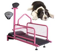 HDaspijh Tapis de Course pour Chiens de Grande, Moyenne et Petite Taille, Tapis de Course Multifonctionnel pour Chiens Actifs et en Forme, réglable de 1 à 6 km/h, supporte jusqu'à 80 kg