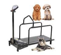 HDaspijh Tapis de Course pour Chiens, Tapis de Course à Vitesse réglable pour Petits et Moyens Chiens, Tapis de Course d'intérieur pour l'exercice et la Perte de Poids, supporte jusqu'à 80 kg.,A