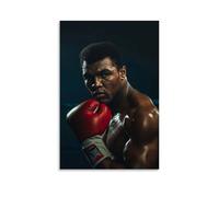 HDASURWORHRHI Poster décoratif sur toile Muhammad Ali - Décoration murale vintage - 40 x 60 cm - Sans cadre