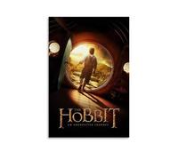 HDASURWORHRHI Poster du film The Hobbit - Impression sur toile vintage - Décoration de chambre - 50 x 75 cm - Sans cadre