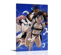 HDASURWORHRHI Poster imprimé sur toile vintage Heaven's Lost Property - Décoration murale - 50 x 75 cm - Style cadre