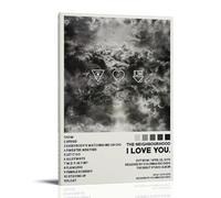 HDASURWORHRHI Poster mural décoratif sur toile avec inscription « The Neighbourhood I Love You » - Décoration murale vintage - 30 x 45 cm - Style cadre