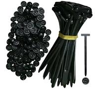 HDBAFCSV Boucle d'attache de câble universelle en Nylon, robuste, autobloquant, support d'attaches à fermeture éclair, outil plastique polyvalent(200 pcs)