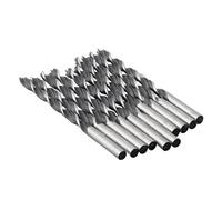 HDBAFCSV Foret for bois for jardin, maison et atelier, outil de centrage, dur, lot 10, diamètre 4 mm, acier au carbone