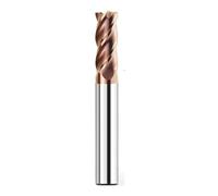 HDBAFCSV Fraise en carbure de tungstène, diamètre croissant 0,1 mm, for tour, fraise CNC, for profiler(HRC55 4F,D1.1xD4x50L)