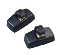 HDBAFCSV Lot de 2 Crochets Fixation for Pare-Soleil, adaptés for VW Amarok Beetle Bora Caddy EOS Golf Passat Polo Touran Fabia 3B0857563 3B0857563B(Black 2Pcs)