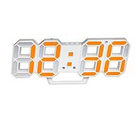 HDBCYUAZ ADFAIRE Digital Affichage ALLOCK HORGEUR D'ÉNERGIE ARRIÈRE Temps ET TEMPÉRATURE Distributeur DE TEMPÉRATION USB Chargeur Simple Salon Chambre à Coucher Réveil(B)