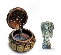 HDBCYUAZ boîte à Musique Zodiac Music Box 12 Signe Musique Constellation Boîte Sun Dieu Coffret for Fille Valentine Jour Anniversaire Cadeau d'anniversaire(D)