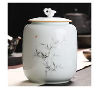 HDBCYUAZ Bol à sucre Rétro Celadon Tea Pot Céramique GRANDS AIMENTAIRES AIRTEIGHTS À UN POIT DE STOCKAGE DE STOCKAGE DES POUVOIRES DU MÉNAGE DÉTENUS DU TÊT TÊTE Pot à sucre(E)