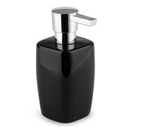 HDBCYUAZ Distributeur Savon Céramique Savon Hôtel Creative Europe Hôtel Gel Douche Shampooing Main Box Savon Bouteille Dispensing Bouteille de Distribution Distributeur pour Savon à Main(Nero)