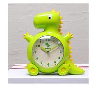 HDBCYUAZ Duktop Dinosaure Réveil Horloge Étudiants et Enfants Spécial de Chevet Mute Creative Personnalité Super Fuyal Sound Cute(D)