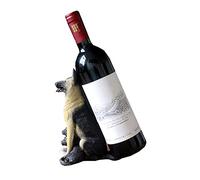 HDBCYUAZ Étagère à Bouteilles Animal créatif Petit rattrage à vin élégant et Chic à la Recherche de Bureau ameublement d'ameublement de la résine Ornements Cadeau Casier à Vin