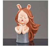 HDBCYUAZ Étagère à Bouteilles Sweet Girl Wine Rack Ornements Creative Cadeau Cadeau Desktop Wine Stands et Cadeaux décoratifs Multicolor Home Salon Décorations de Salon Casier à Vin(A)