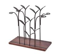 HDBCYUAZ Étagère à Bouteilles Wine Holder Stand for Bottles Rack Holders Table Iron Racks Storage Support Shelves Lying Home Decor Decorative Casier à Vin