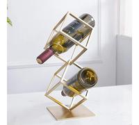HDBCYUAZ Étagère à Bouteilles Wine Rack Wine Rack Decoration Living Room Wine Cabinet Decoration Bar Home Wine Cabinet Gift Casier à Vin(Double Layer)