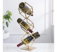 HDBCYUAZ Étagère à Bouteilles Wine Rack Wine Rack Decoration Living Room Wine Cabinet Decoration Bar Home Wine Cabinet Gift Casier à Vin(Three Floor)