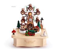 HDBCYUAZ Ferris Wheel Music Box Christmas Tree Car Spin Great Souvenirs