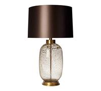 HDBCYUAZ lampe de table Bubble Texture baie vitrée Lampe de table Lampe de chevet Chambre Luxe Hôtel Salon Hall d'éclairage Post-moderne Tissu Ombre lampes de table LED(Clear,68cm)