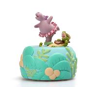 HDBCYUAZ Mignon Hippo Modèle Music Box (Can Not Help Falling in Love Tune), Wind Up Musical, Home Décorations, Cadeau Romantique Anniversaire