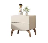 HDBCYUAZ Table d'appoint Wooden Bedside Table Children's Cream Style Artistic Design Bedside Table Table de Chevet (35x40x49cm)