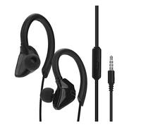 HDBD Écouteurs de Sport filaires avec Microphone Enveloppant Les écouteurs avec Crochet sur l'oreille dans Les écouteurs pour téléphones Portables MP3/4