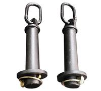 HDBHSBE 1 Paire Scat Rack Racapés pour Une Bande élastique, Alloy Steel Power Rack Racks for Home Fitness Gym Equipment Accessoires, s'adapte sur 3x3 avec Un Squat de 1 Trous