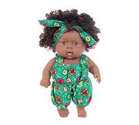 HDBHSBE Baby Baby Dolls 7, 87 Pouces Afro-américain bébé poupée conjointe Mobile à Vie Reborn pour Les Cadeaux pour Enfants Festivals de Style 4 poupée Afro-américaine