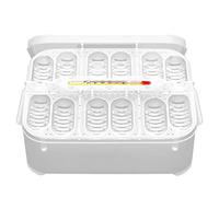HDBHSBE Boîte d'incubation Reptile Incutile Incubateur Boîte d'éclosion du Plateau 'Oeuf avec 12 grilles pour Turtle Gecko Lizards Mane Incubator