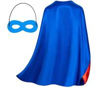HDBHSBE Capes de Super-héros et Masques pour Les Enfants, Ensembles de Robe Super-héros pour Enfants, Cape Bricolage et Masque pour Le Masque Costumes Robe fête