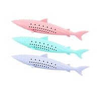 HDBHSBE Jouet Brosse à Dents de Chat, Brosse à Dents de Chat mâcher des Jouets avec Catnip interactif avec du Silicone Jouet Animal Nettoyage molaire pour Cadeau (3 pcs) 1