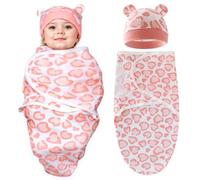HDBHSBE Les Accessoires de poupée pour bébé, Les vêtements de poupée bébé 2pcs / Coton comprennent Une Couverture et Un Chapeau Coeur, des Tenues Bricolage pour Les vêtements Nouveau-nés 17 à 22 pou