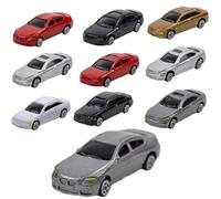 HDBHSBE Mini Scale Model Cars 1/87 Ho Scaly STATERS Street Street Lare Table VÉHICULE 10PCS, Couleur ALÉMOBRE 1/87 Ho MODÈLE CORA