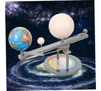 HDBHSBE Sun Earth Moon Orbital Model 8x4x7 Géographie éducative Système Solaire Modèle Système Solaire en Plastique Luminal Toys for Science Expériences, Cadeaux pour Enfants