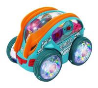 HDBHSBE Voiture de Cascade pour Les Enfants à 360 ° Rotatif Saut-élant