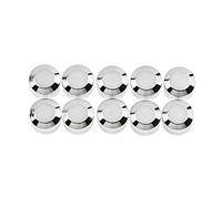 HDBUBALUS Capuchon de boulon de moteur Schrauben en chrome CNC pour moto, trou intérieur 9 mm pour Harley