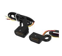HDBUBALUS clignotant indicateur LED clignotant feu de course adapté pour Harley 09-17 Touring Road King Electra Glide Road Glide 15-20 Softail 1 paire