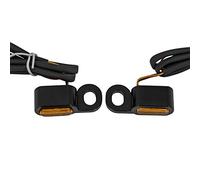 HDBUBALUS Indicateur de clignotant de signal de direction pour moto LED pour Harley Touring Street Glide FLHR 2014-2020 Softail 2016-2017 1 paire