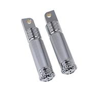 HDBUBALUS Moto Pied Piquets moleté surfaces Repose-pieds Repose-pieds avant arrière pour Harley Touring Sportster Softail Dyna