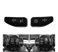 HDBUBALUS Paire d'extensions de clignotants pour moto Harley 2014-2018 FLHT FLHX FLTRX et H-D FL Trikes (sauf CVO)